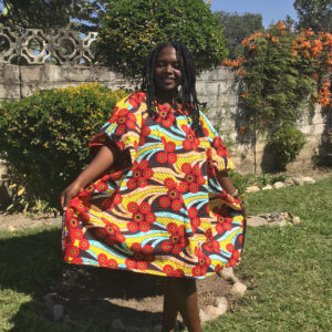 Moto Moto – Bold & Vibrant Short African Print Kaftan Dress