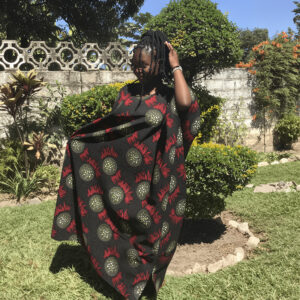 African Print Kaftan Dress