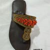 "Desert Bloom" Dark Brown Leather Sandals