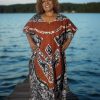 "Sunset Shores" Hand-Dyed Batik Maxi Dress