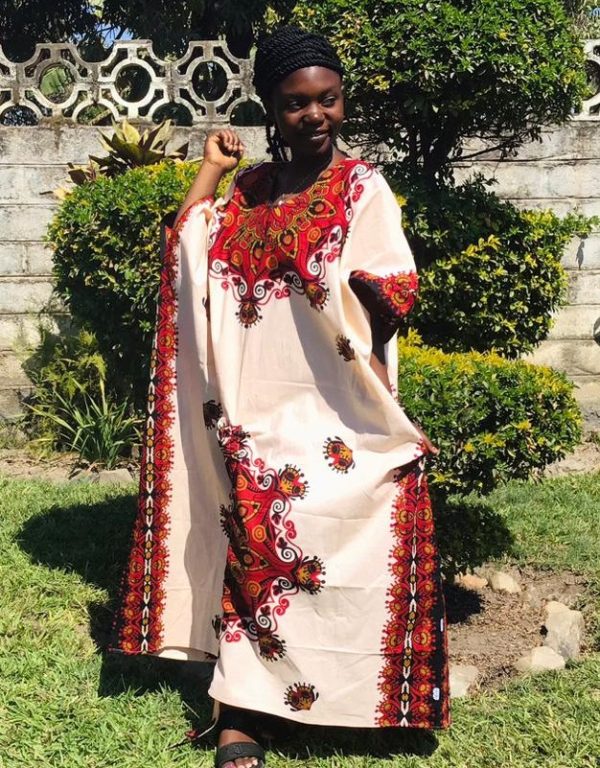 "Crimson Heritage" Timeless African Elegance in Bloom